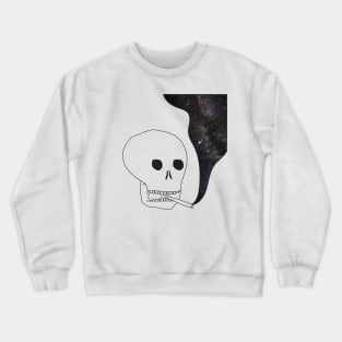 skull smoking Crewneck Sweatshirt